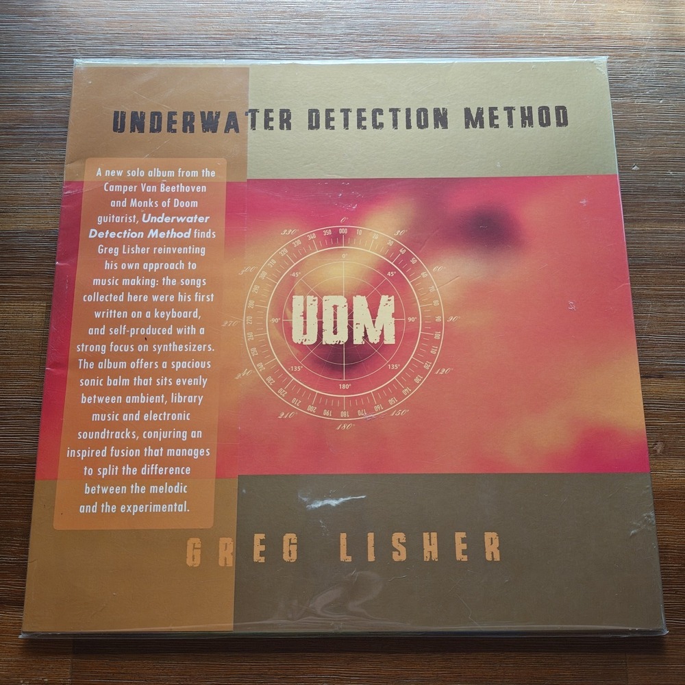 New Greg Lisher Underwater Detection Method (Vinyl) 12" Album‎ Gatefold Cover